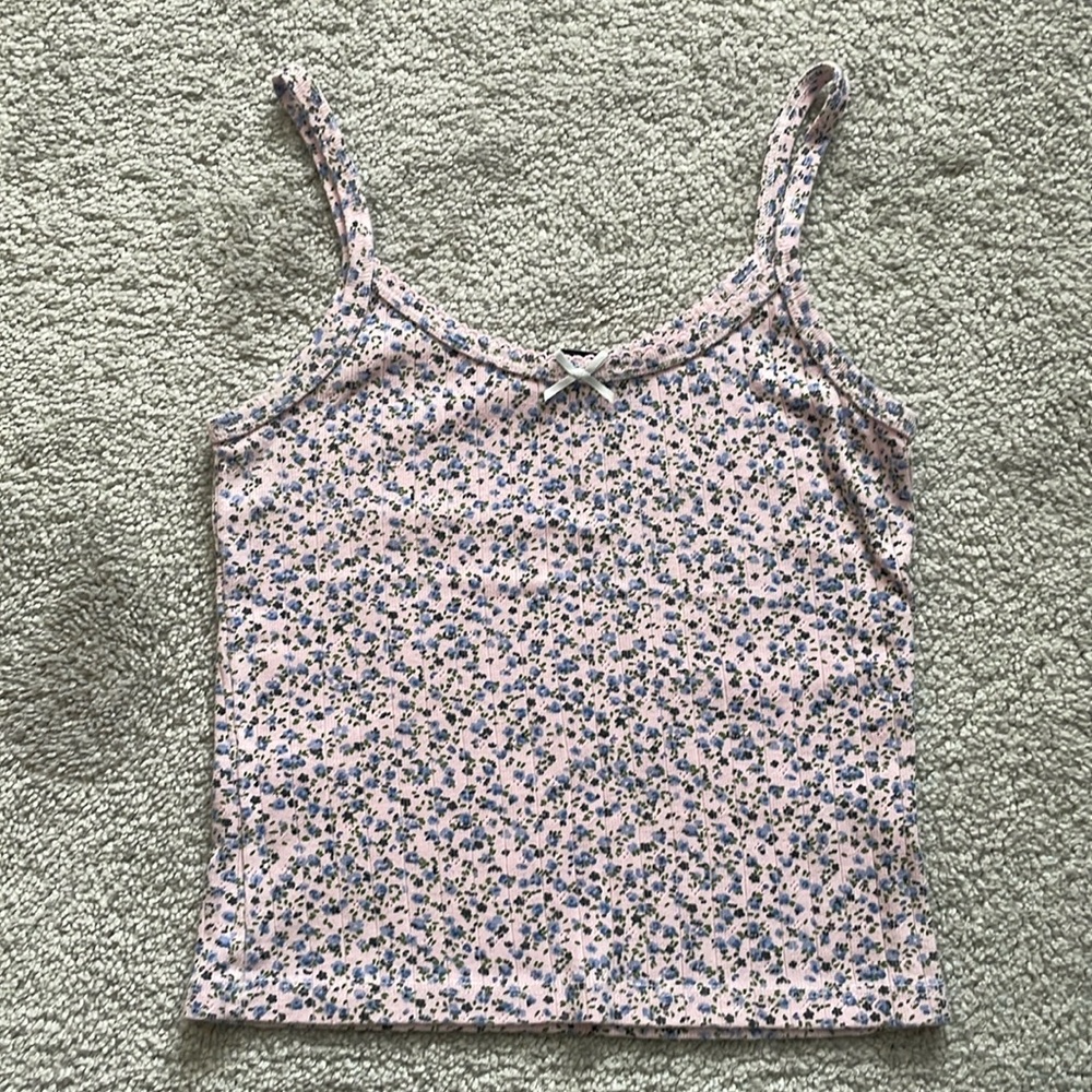 EUC Brandy Melville | Floral Tank